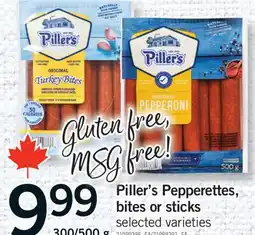 Fortinos PILLER'S PEPPERETTES, BITES OR STICKS, 300/500 G offer