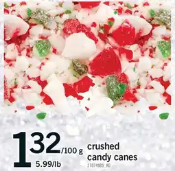 Fortinos CRUSHED CANDY CANES, 5.99/lb offer
