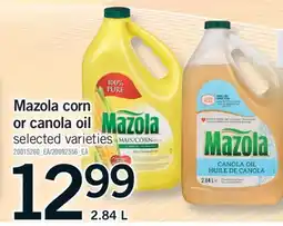 Fortinos MAZOLA CORN OR CANOLA OIL, 2.84 L offer