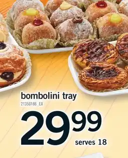 Fortinos BOMBOLINI TRAY offer