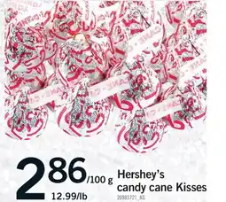 Fortinos HERSHEY'S CANDY CANE KISSES offer