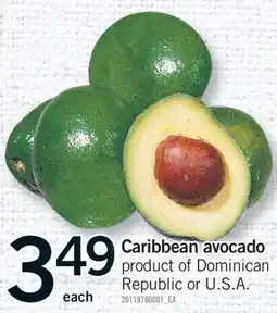 Fortinos CARIBBEAN AVOCADO offer