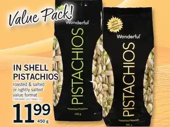 Fortinos IN SHELL PISTACHIOS, 450 g offer