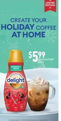 Fortinos INTERNATIONAL DELIGHT , 946 ML offer