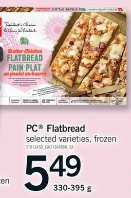 Fortinos PC FLATBREAD, 330-395 G offer