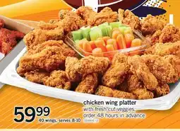 Fortinos CHICKEN WING PLATTER offer