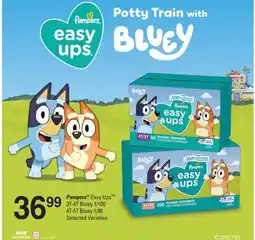 Fortinos PAMPERS EASY UPS 3T-4T BLUEY OR 4T - 5T Bluey 1/86 offer