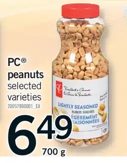 Fortinos PC peanuts, 700 G offer