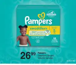 Fortinos PAMPERS SWADDLERS DIAPERS offer