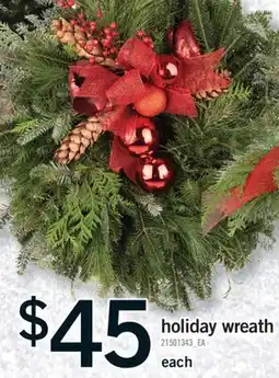 Fortinos HOLIDAY WREATH offer