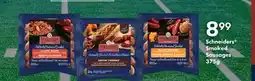 Fortinos SCHNEIDERS SMOKED SAUSAGES, 375G offer