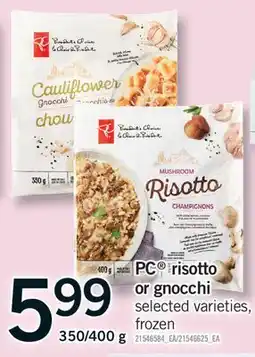 Fortinos PC RISOTTO OR GNOCCHI, 350/400 G offer