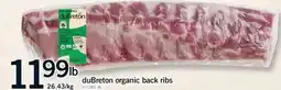 Fortinos DUBRETON ORGANIC BACK RIBS offer