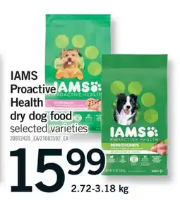 Fortinos IAMS PROACTIVE HEALTH DRY DOG FOOD, 2.72-3.18 KG offer