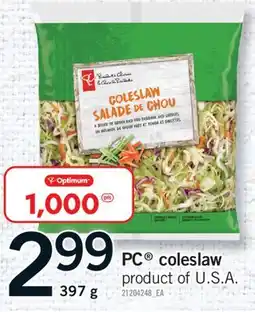Fortinos PC COLESLAW, 397 G offer