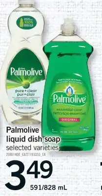 Fortinos PALMOLIVE LIQUID DISH SOAP offer
