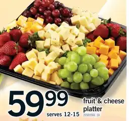 Fortinos FRUIT & CHEESE PLATTER offer