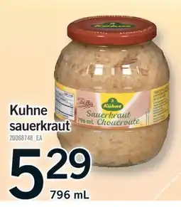 Fortinos KUHNE SAUERKRAUT, 796 ML offer