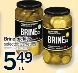 Fortinos BRINE PICKLES, 1 L offer