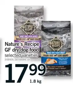 Fortinos NATURE'S RECIPE GF DRY DOG FOOD, 1.8 KG offer