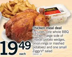 Fortinos CHICKEN MEAL DEAL offer