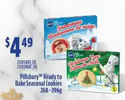 Fortinos PILLSBURY READY TO BAKE SEASONAL COOKIES, 260-396G offer