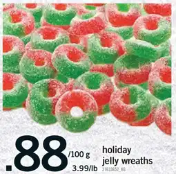 Fortinos HOLIDAY JELLY WREATHS offer