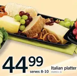 Fortinos ITALIAN PLATTER, serves 8-10 offer