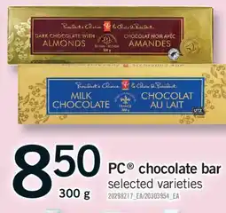 Fortinos PC CHOCOLATE BAR, 300 G offer