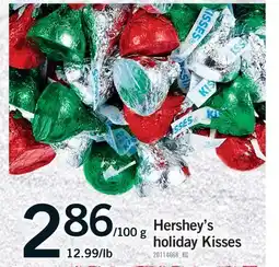 Fortinos HERSHEY'S HOLIDAY KISSES offer