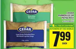 Food Basics CEDAR PARBOILED OR PATNA RICE offer