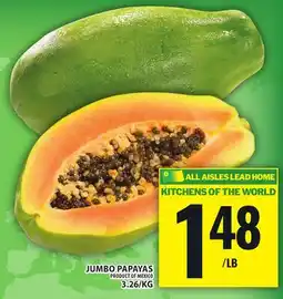 Food Basics JUMBO PAPAYAS offer