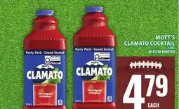 Food Basics MOTT'S CLAMATO COCKTAIL offer