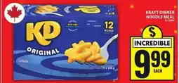 Food Basics KRAFT DINNER NOODLE MEAL offer
