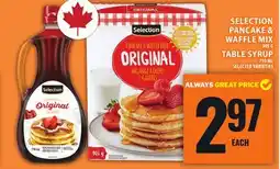 Food Basics SELECTION PANCAKE & WAFFLE MIX offer