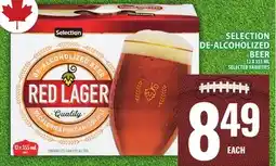 Food Basics SELECTION DE-ALCOHOLIZED BEER offer