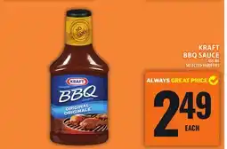 Food Basics KRAFT BBQ SAUCE offer