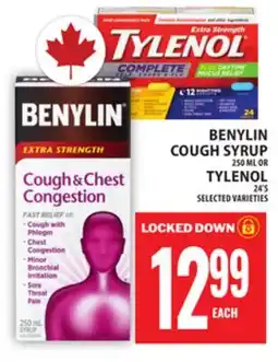 Food Basics BENYLIN COUGH SYRUP OR TYLENOL offer