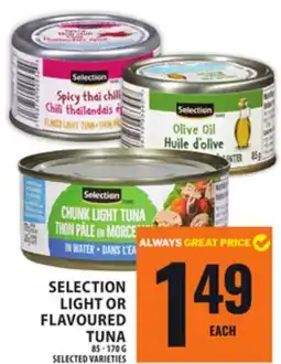 Food Basics SELECTION LIGHT OR FLAVOURED TUNA offer