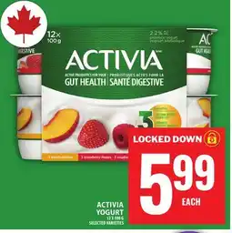Food Basics ACTIVIA YOGURT offer