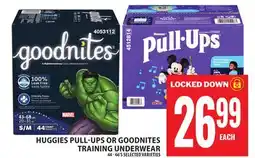 Food Basics HUGGIES PULL-UPS OR GOODNITES TRAINING UNDERWEAR offer