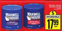 Food Basics MAXWELL HOUSE GROUND COFFEE offer