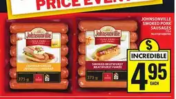 Food Basics JOHNSONVILLE SMOKED PORK SAUSAGES offer