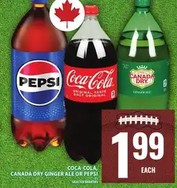 Food Basics COCA-COLA, CANADA DRY GINGER ALE OR PEPSI offer