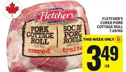 Food Basics FLETCHER'S CURED PORK COTTAGE ROLL offer