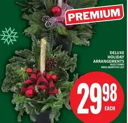 Food Basics DELUXE HOLIDAY ARRANGEMENTS offer