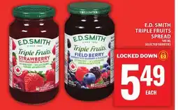 Food Basics E.D. SMITH TRIPLE FRUITS SPREAD offer