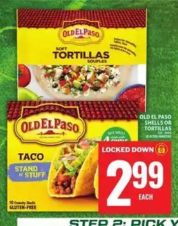 Food Basics OLD EL PASO SHELLS OR TORTILLAS offer