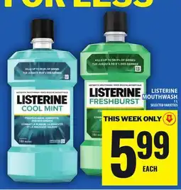 Food Basics LISTERINE MOUTHWASH offer