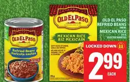 Food Basics OLD EL PASO REFRIED BEANS OR MEXICAN RICE offer